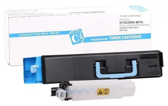 Kyocera Mita TK-865 / TASKalfa 250ci / 300ci Mavi Muadil Toneri