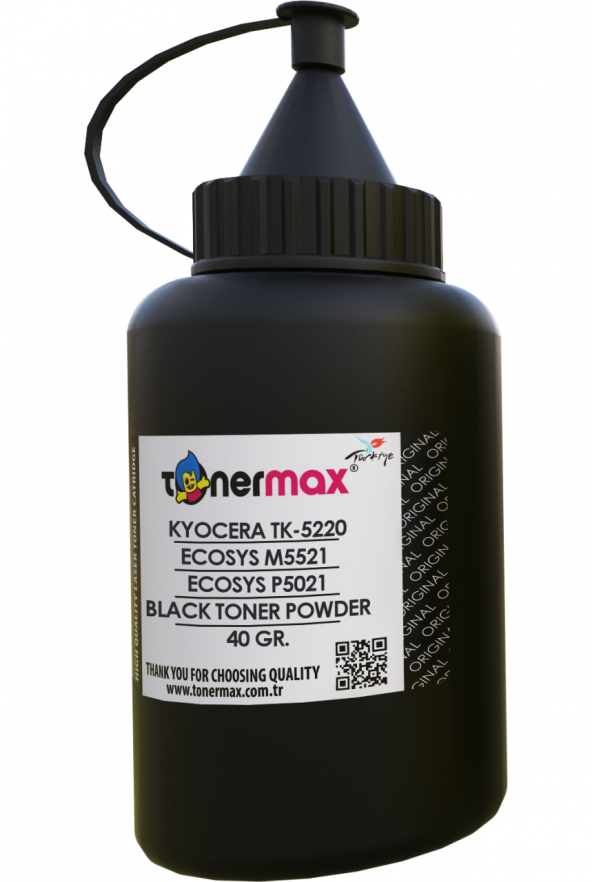 Kyocera Mita TK-5220 Siyah Toner Tozu/ Ecosys P5021 / M5521