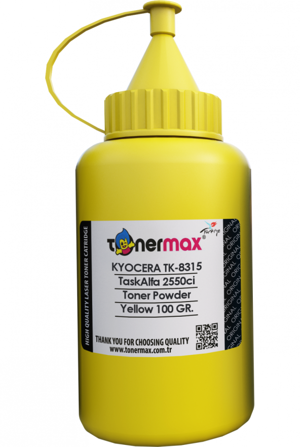 Kyocera TK-8315 Sarı Toner Tozu / TaskAlfa 2550ci