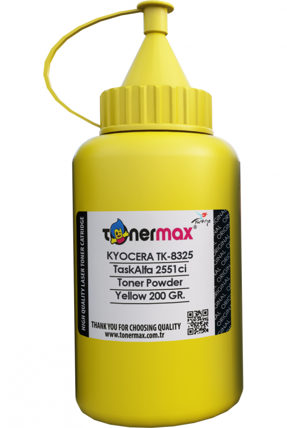 Kyocera Mita TK-8325 Sarı Toner Tozu/ TASKalfa 2551ci