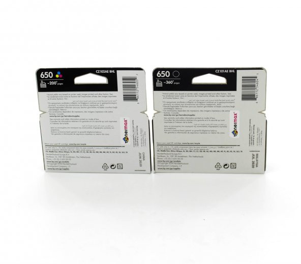 HP Deskjet 1515 Kartuş Set ,Hp CZ101A / CZ102A Kartuş Avantaj Paket - 3