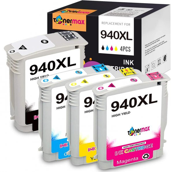 HP 940XL / HP OFFICEJET PRO 8000DW Muadil Kartuş Takım