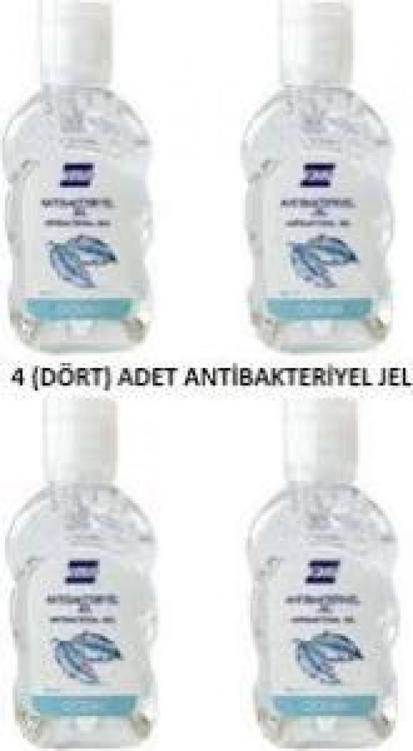 4 adet 50ML Konix Antibakteriyel Jel, El Dezenfektanı