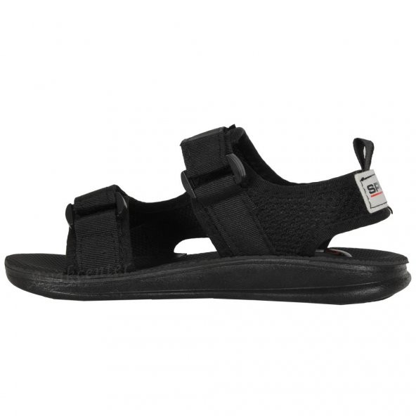 Gezer 00010 Siyah Cırtlı Yazlık Erkek Çocuk Sandalet Ayakkabı - 3