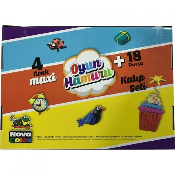 Nova Color Oyun Hamurlu Kalıp Seti 18 Parça NC-851 - 3