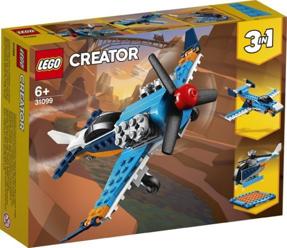 LEGO-31099 Creator 3’ü 1 Arada Pervaneli Uçak