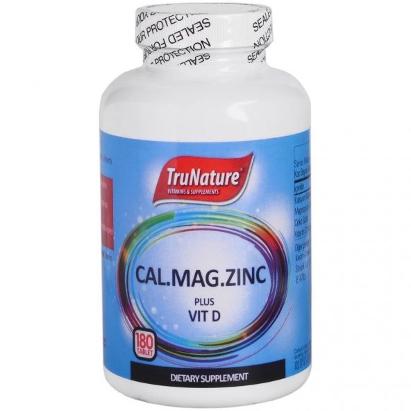 Trunature Calcium Magnesium Zinc 180 Tablet