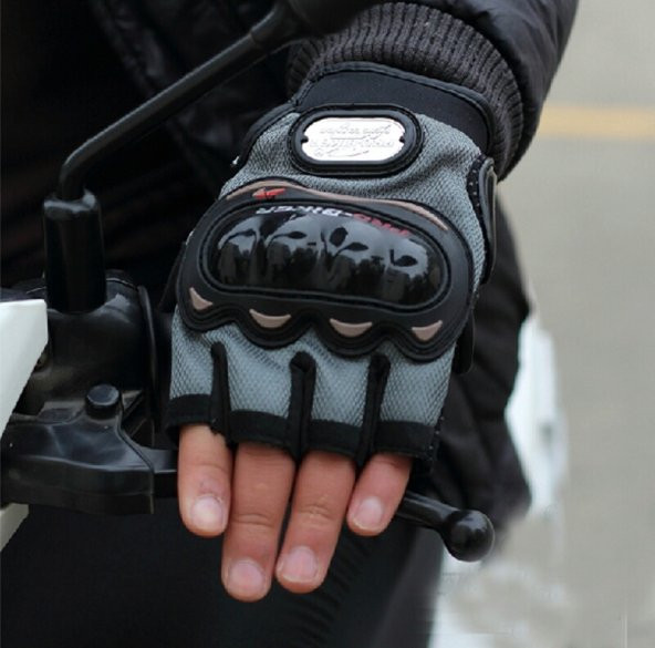 Probiker Yarım Parmak Eldiven Bisiklet Motosiklet Pro-Biker - 4