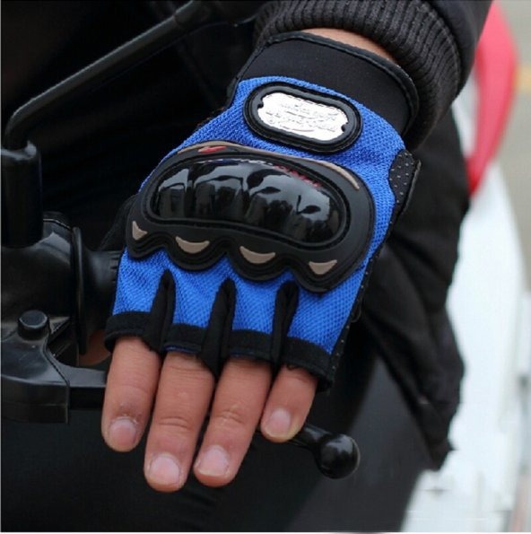 Probiker Yarım Parmak Eldiven Bisiklet Motosiklet Pro-Biker - 8
