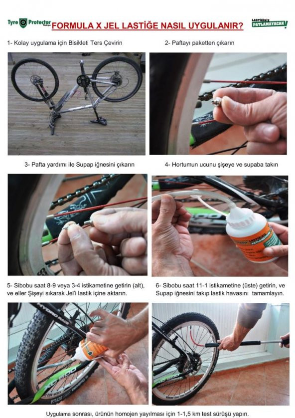 Tyre Protector FormulaX HD Bisiklet Lastik Koruyucu Sıvı Zırh JEL - 3