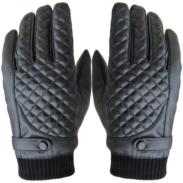 Erkek kışlık Eldiven L beden Siyah outdoor eldiveni