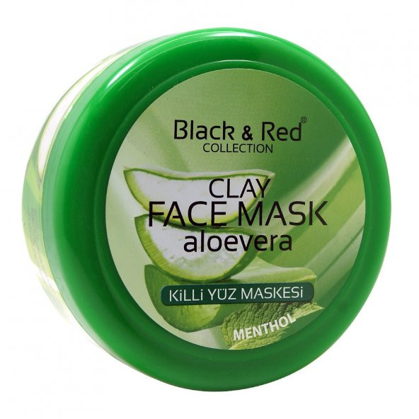 BLACK&RED ALOEVERA KİL MASKE 400 GR