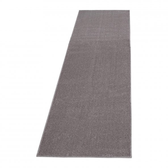 Halı Yolluk Set 3 lü Yatak odası Takımı düz renkli Bej - 5