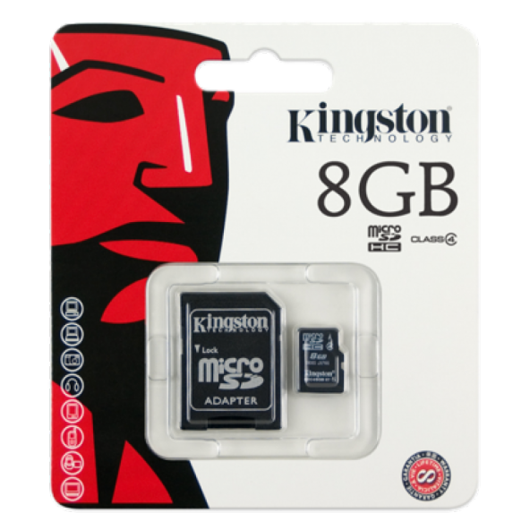 KINGSTON 8GB MICRO SD CLASS 4 HAF.KARTI (SDC4-8GB)