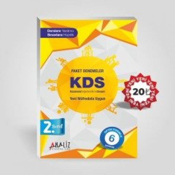ANALİZ 2.SINIF PAKET DENEME KDS - 1