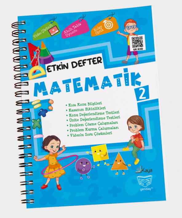 GENDAŞ YAYINLARI 2 SINIF ETKİN DEFTER MATEMATİK - 1