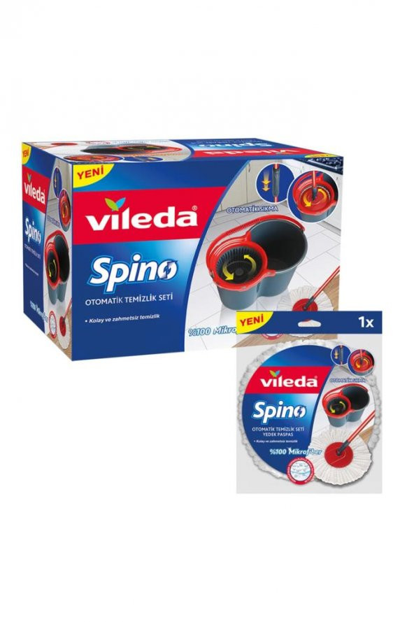 Spino Pedalsız Temizlik Sistemi + Spino Yedek Paspas VLD0000000027