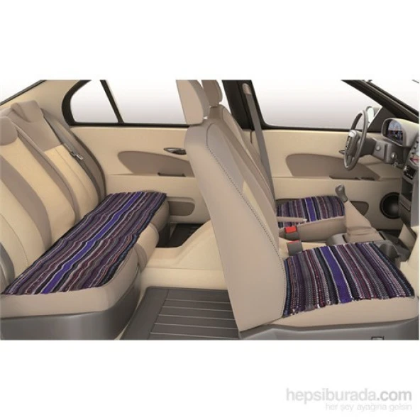 RENAULT SYMBOL - SCENIC SERME KİLİM OTO MİNDERİ ÖN ARKA 3LÜ SET