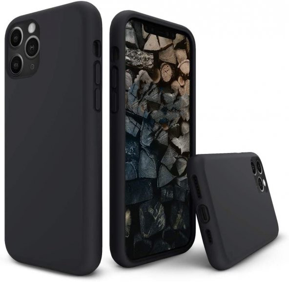 iPhone 11 Pro Nano Silikon Kılıf Siyah - 2