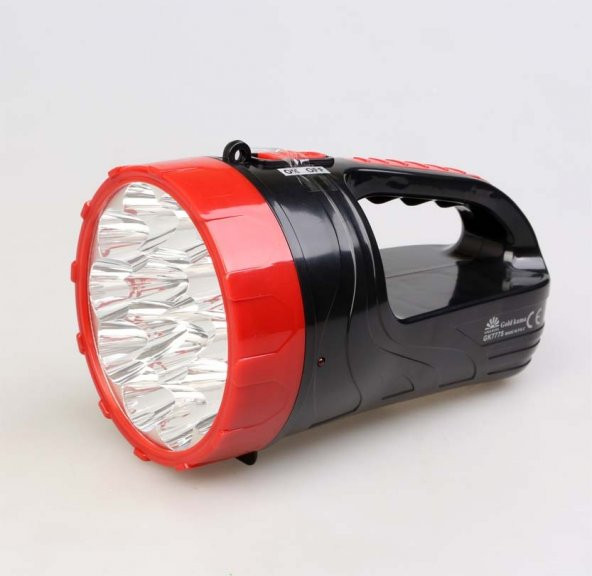 15+6 Ledli Çift Fonksiyonlu Taşınabilir Şarjlı El Feneri Işıldak