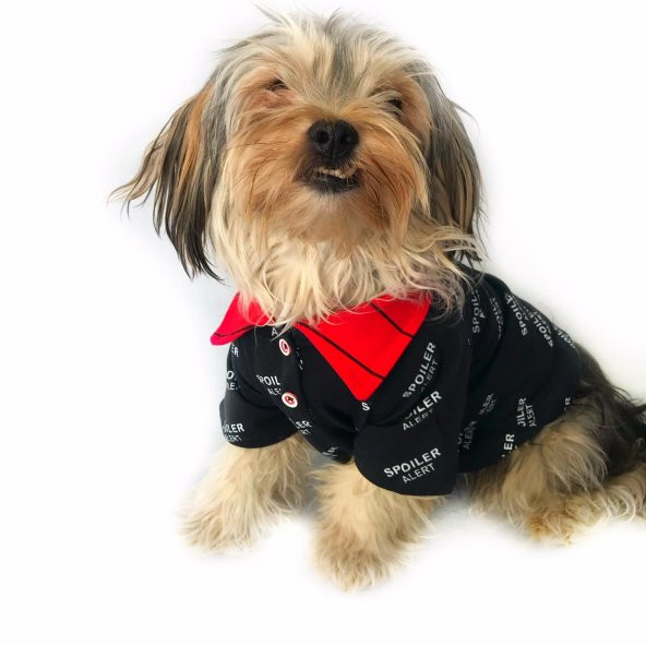 Spoiler Polo Yaka Tişört Köpek Kıyafeti Köpek Elbisesi