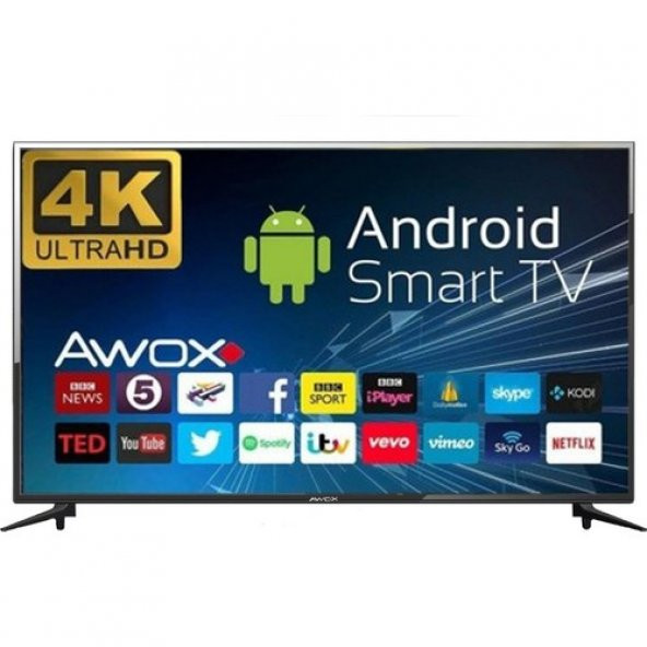 AWOX B205000S 50 İNÇ 126 EKRAN 4K SMART UHD TV - 1