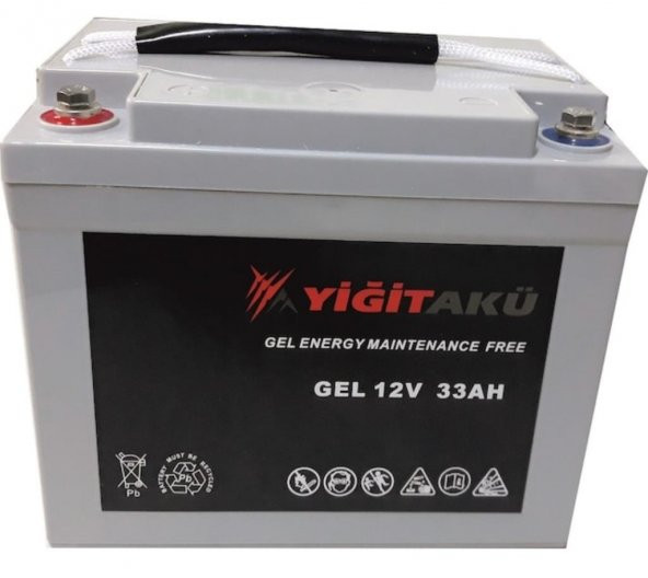 12V 33Ah amper jel engelli araç aküsü yiğit akü 2021/06 - 2