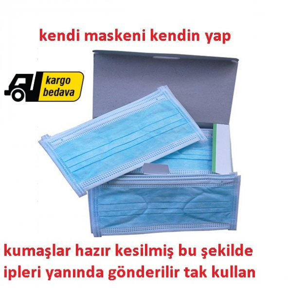 NONWOVEN CERRAHİ MASKE KUMAŞI STERİL ULTRASONİK 75 Adet - 5