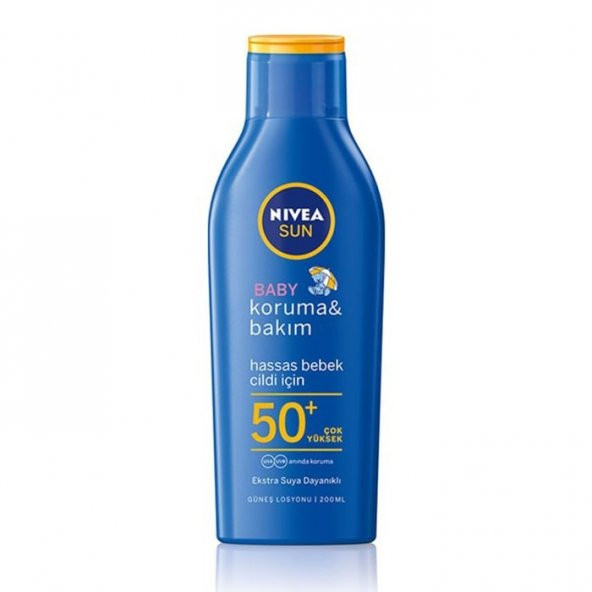 Nivea Sun Baby Bakım Yapan Güneş Sütü SPF50+ 200 ml