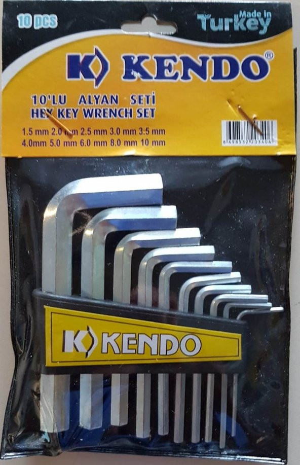 KENDO ALYAN SETİ ALLEN TAKIMI 10LU  EKO SET