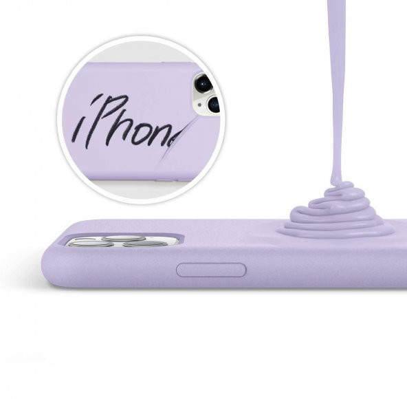 iPhone 11 Pro Nano Silikon Kılıf Lila - 2