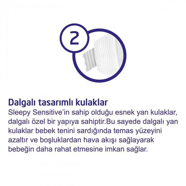 Sleepy Natural Bebek Bezi 1 Numara Yenidoğan 40 Adet (2-5 Kg) - 8
