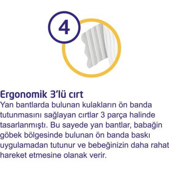 Sleepy Natural Bebek Bezi 1 Numara Yenidoğan 40 Adet (2-5 Kg) - 10