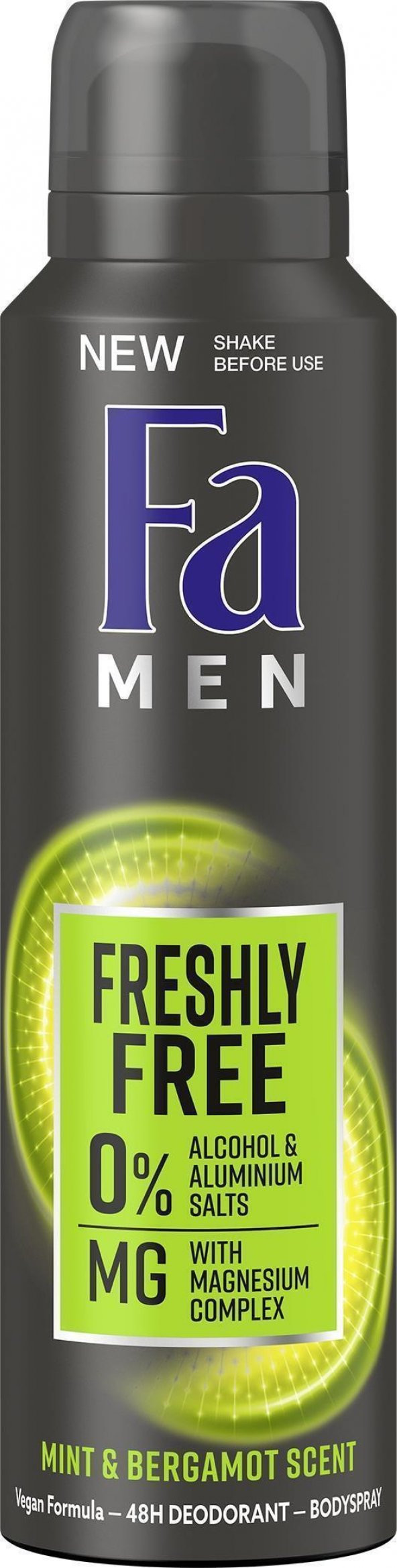 Fa Men Freshly Free Mınt Ve Bergamot Bay Deodorant 150 Ml