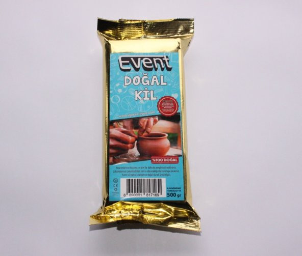 500gr Seramik Hamuru Kırmızı Kil Çömlek Heykel Model Eğitici Çamur ( 1 ADET)