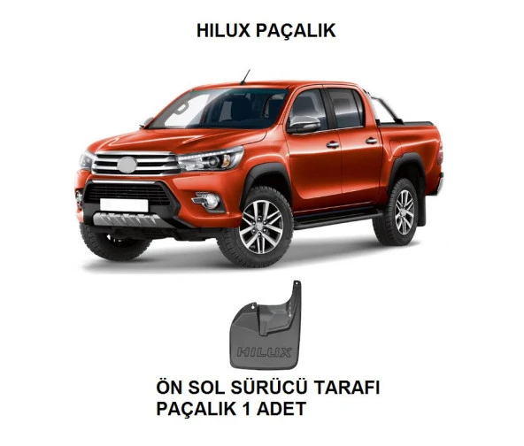 Toyota Hilux 2015-2021 Paçalık Tozluk 1 Parça Ön Sol Sürücü
