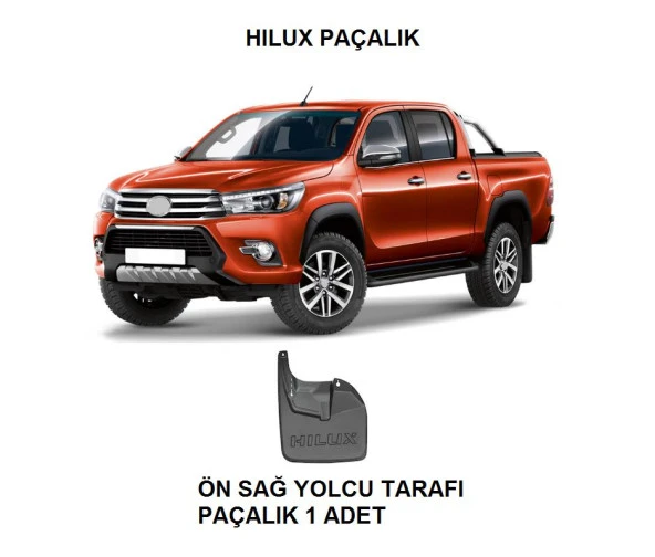 Toyota Hilux 2015-2021 Paçalık Tozluk 1 Parça Ön Sağ Yolcu Tarafı