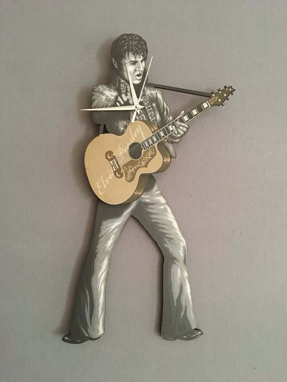 Goodtime Elvis Presley Dekoratif Sarkaçlı Duvar Saati