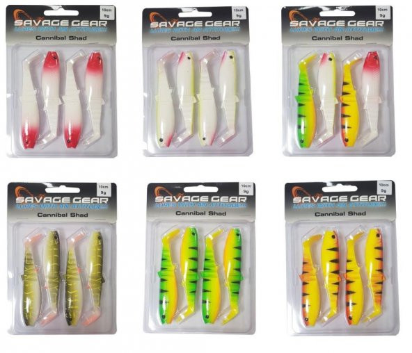 Savage gear Cannibal 10cm 4 Adet Suni Yem - 3