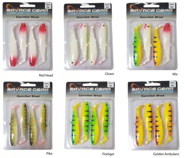 Savage gear Cannibal 10cm 4 Adet Suni Yem - 4
