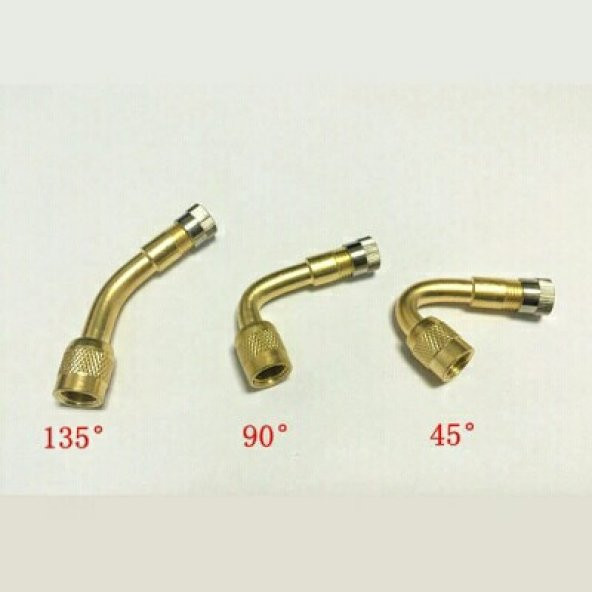 Sibop Uzatma Adaptörü 45 / 90 / 135 Derece SARI / GÜMÜŞ Renkler - 5