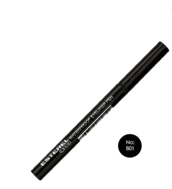 Esterel Waterproff Eyeliner Pen No: 802 Dark Black ürün görseli