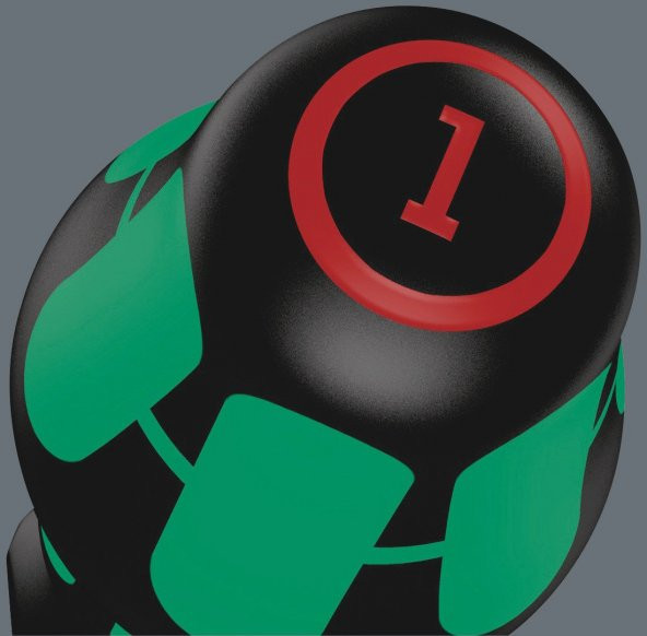 Wera 334/6 Raflı Tornavida Seti Kraftform Plus Lasertip ve Raf - 2