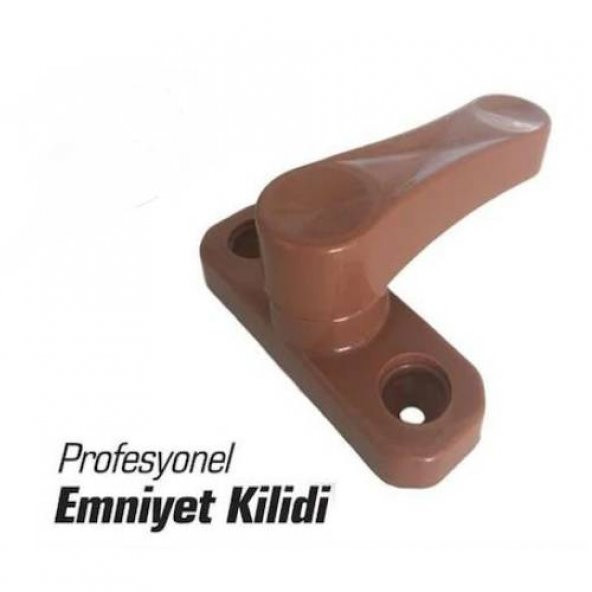1 Adet Metal Pvc Kapı Pencere Emniyet Kilidi Pimapen - Pencere Kilidi - Pencere Emniyet Kiliti - 2
