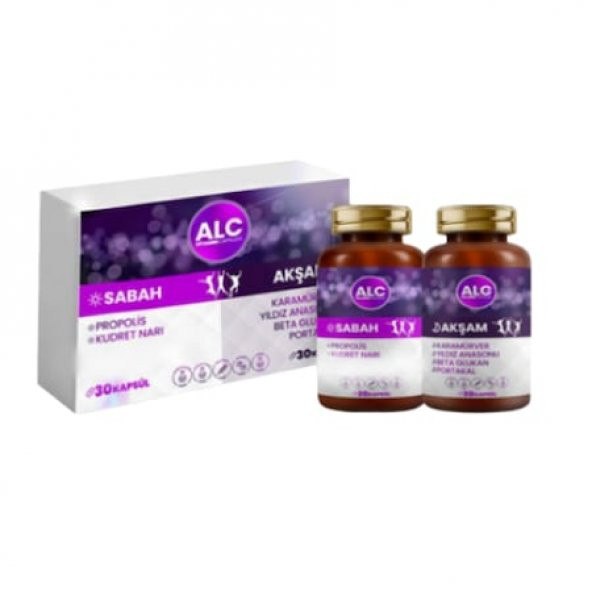 2 Adet ALC Vitamin Karamürver Anason Beta Glukan Propolis