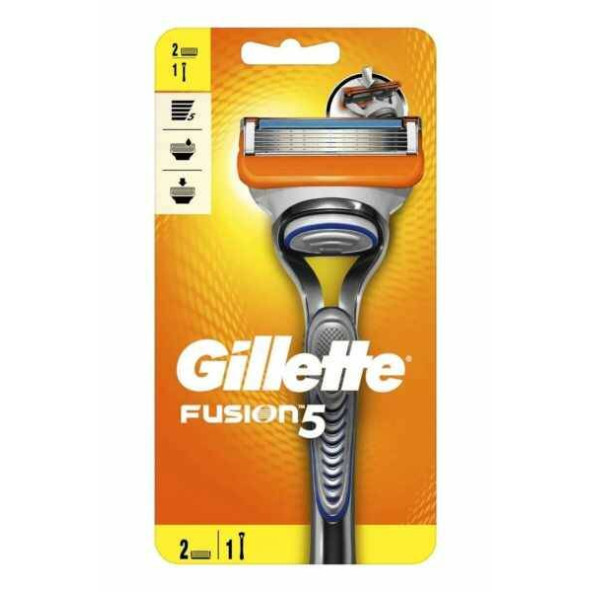 Gillette Fusion 5 Tıraş Makinesi + 2 Yedek Tıraş Bıçağı