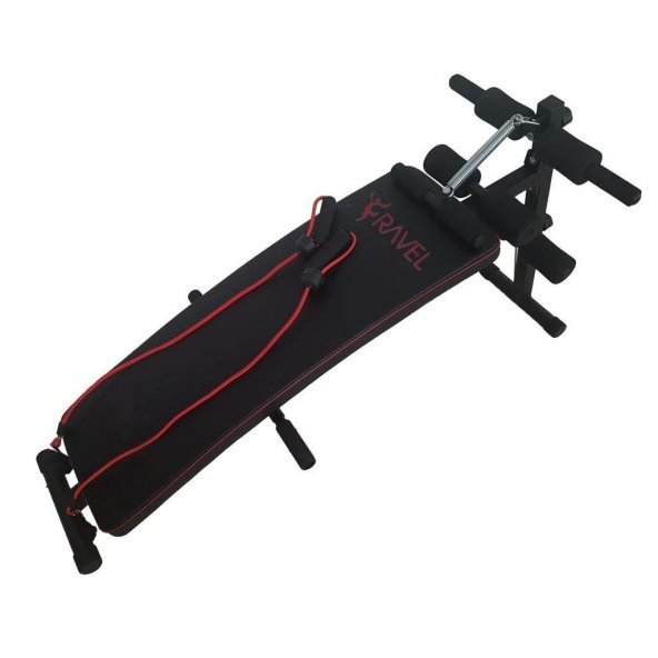 Ravel Power Your Body Egzersiz Lastikli Şınav Aparatlı Mekik Sehpası