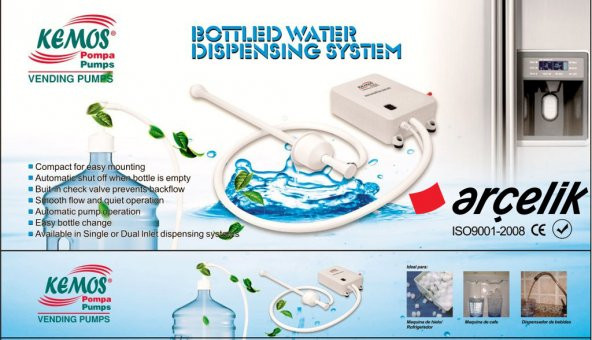 Arçelik Buzdolabı Su Pompası Bottled Water Dispensing System Flojet
