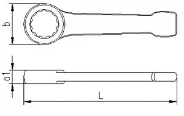 İZELTAŞ 0750 05 0036 YILDIZ ÇAKMA ANAHTAR 36 MM - 2