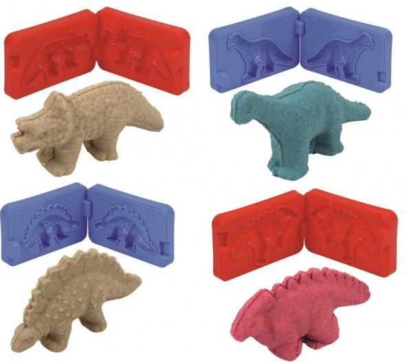 3D KALIPLI DİNAZOR KİNETİK KUM SET 1000 GR KUM-035 - 2